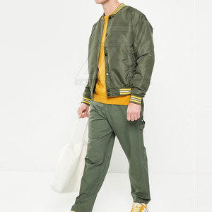 Chaqueta Bomber Acolchada para Hombre, Diseño Único, Impermeable, de Secado Rápido, Transpirable, de Alta Calidad, con Cuello Alto y Lavable, para Invierno - Product Image 2