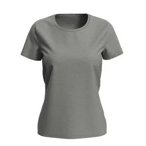Womens Soft Fitted TShirts Gray Ladies Fine Jersey Single Jersey T Shirt District Womens Perfect Weight Tee T Shirts