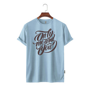 T-shirt décontracté pour homme, été 2026, léger, tricoté, 100 % coton, infroissable, écologique, séchage rapide, manches courtes, grande taille, avec logo frontal - Product Image 1