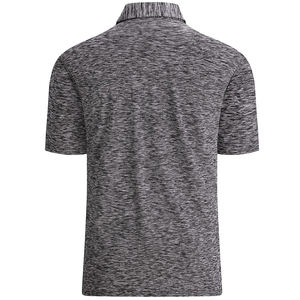 Polo d'été de haute qualité 3D respirant imprimé à rayures Polos de couleur unie de haute qualité pour hommes-Respirant - Product Image 3