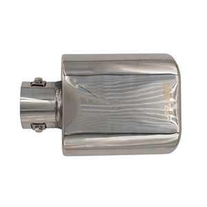 Terminal rectangulaire incliné en acier inoxydable de 63 mm - Product Image 5