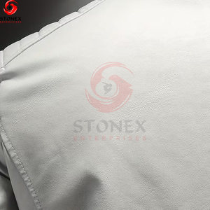 Customizable Lightweight Winter Leather <b>Jacket</b> <b>Men</b> High Quality Comfortable Waterproof High Street Style <b>White</b> Color - Product Image 6