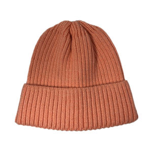 Gorro de Punto Acrílico de Color Puro Personalizado al por Mayor de Fabricante ODM, Cálido para Invierno, Estilo Urbano, con Puños Acanalados, Bordado 3D, para Viajes - Product Image 1