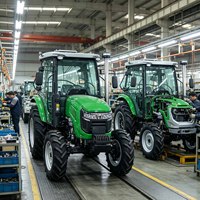 Tractores Chinos de 80HP Euro 5 para Bolivia y Paraguay, Motor Diésel EPA, Tracción en las 4 Ruedas, Agrícolas