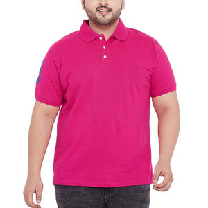 Seda de algodón de manga corta de alta calidad para hombres y mujeres para Polo Camiseta de golf de punto de técnica oscura con bolsillo impreso personalizado - Product Image 1