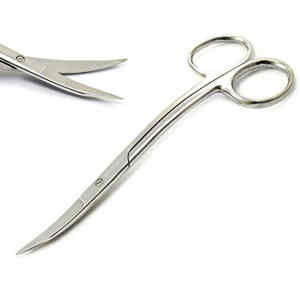 กรรไกรตัดม่านตาสแตนเลสคมโค้งเครื่องมือผ่าตัด - Product Image 3