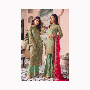 Calidad Premium 2024, venta al por mayor, ropa de fiesta informal para damas pakistaníes, shalwar kameez, color personalizado, tamaño, mejor calidad de costura - Product Image 1