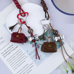 Phong Cách Mới Túi Da Nhỏ Tháp <span class=keywords><strong>Eiffel</strong></span> Bow Trang Trí Keychain Treo Trang Trí Đa Năng Túi Điện Thoại Di Động Cá Tính - Product Image 5