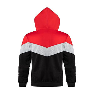 Veste de sport décontractée pour hommes printemps automne sweat à capuche avec fermeture éclair multi-poches à manches longues anti-rides tricoté sweats à capuche d'extérieur amples - Product Image 2