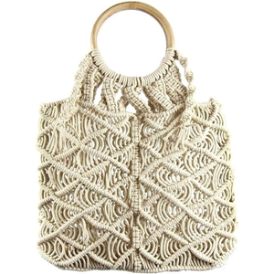 Macrame กระเป๋าแฟชั่นสำหรับผู้หญิง, กระเป๋าครอสบอดี้มินิวินเทจกระเป๋าอินเทรนด์สำหรับเด็กผู้หญิงผลิตในเวียดนาม - Product Image 1