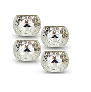 Indoor Christmas Mosaic-Finished Votive Candle Holder for Home Decor for Party Table and Night Dinner Design T-<b>Light</b> - Product Image 2