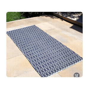 Tapis d'extérieur en PVC Jacquard parfait pour la terrasse de jardin à la maison ou les événements en plein air Tapis réversible imperméable et durable - Product Image 5