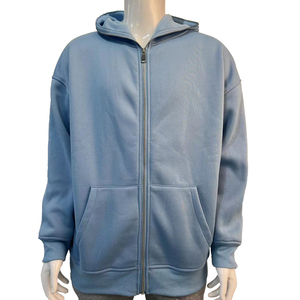 Moda caliente al por mayor Sudadera con capucha en blanco Casual logotipo personalizado Impresión de cara completa cremallera sudaderas con capucha hombres Zip Up DDP envío - Product Image 2