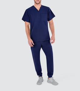 Juego de uniformes transpirables y ligeros para mujer, personal médico, pantalones y Top cómodos para correr - Product Image 1