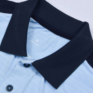 Polo con logotipo personalizado al por mayor para hombre, servicio OEM, ropa informal y profesional transpirable antiarrugas de manga corta de algodón 100% - Product Image 5