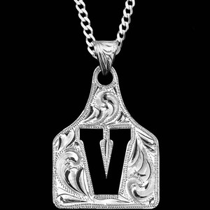 Collar con Placa de Identificación para Ganado Duke de Plata Personalizado de Molly - Product Image 5