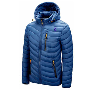 Veste matelassée Streetwear pour homme-Couleur personnalisée Logo avant Veste d'hiver écologique et respirante - Product Image 2