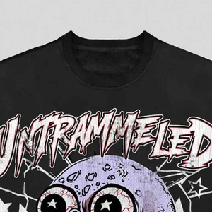 เสื้อยืดโอเวอร์ไซส์ DTG DTF สกรีนลายกราฟิก สตรีทแวร์ ผ้าฝ้าย แขนสั้น สไตล์ลำลอง สำหรับผู้ชาย ขายส่งจากโรงงาน - Product Image 5