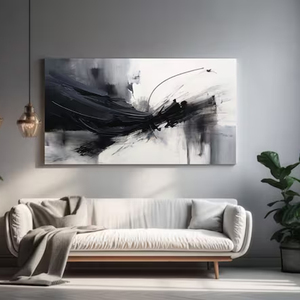 <b>Canvas</b> Motion <b>Abstract</b> Painting Contemporary Aesthetic Wall Art Wholesale Custom Minimalist Handmade Decorative Arts - Product Image 1