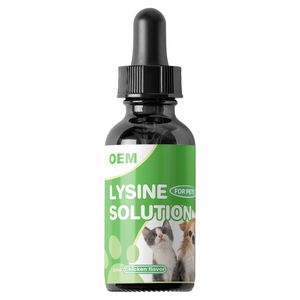 Suplemento de L-ysine para gatos, soporte inmunológico felino, estornudo respiratorio, secreción nasal, función ocular, <span class=keywords><strong>gotas</strong></span> antibióticas naturales para gatos, asado - Product Image 1