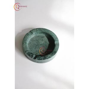 Modern Round Shape Green Marble <b>Ashtray</b> Container For Smoking Cigarette Ash Storage Holder At Wholesale Price Home Garden Use - Product Image 3