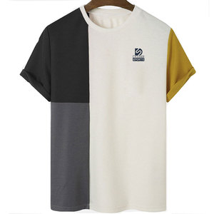 Nouveau T-shirt décontracté pour homme, style personnalisé, manches courtes, haute qualité, écologique, séchage rapide, respirant, 100% coton canvas - Product Image 1