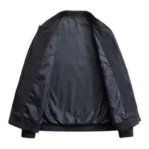 Custom Fashion Slim Fit Breathable Stand Collar Canvas Office Business Jacket Comfortable Autumn-<b>Winter</b> Outdoor Mens - Product Image 2