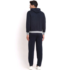 Best Quality Men's Sweat Suits with Custom Logo Hooded Embroidery Tracksuits Beatable Cotton <b>Fabric</b> Set for Winter - Product Image 6
