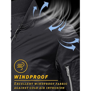Veste bomber d'hiver sur mesure de haute qualité en gros pour hommes, taille plus, doudoune, lettres, laine, bras en toile, imperméable, vintage - Product Image 3