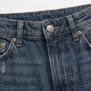 High Quality <b>Women's</b> Flare Pants High Waist Relaxed Wide Leg Tapered Ankle <b>Jeans</b> Straight Loose Casual Streetwear Summer Trends - Product Image 4