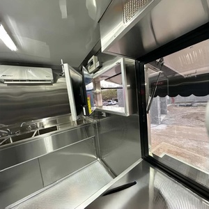 Rimorchio Mobile per Cucina su Misura con Stazione Gelati, Costruzione in Acciaio Inossidabile per Food Truck e <span class=keywords><strong>Ristoranti</strong></span> - Product Image 6