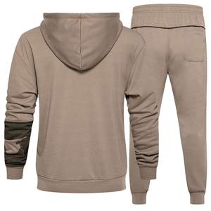 ชุดลำลองแนวสตรีทสำหรับผู้ชายและผู้หญิงชุดวอร์ม2ชิ้นกางเกงโอเวอร์ไซส์ชุดใส่วิ่ง100% ผ้าฝ้ายพิมพ์ลายแบบกำหนดเองชุดวอร์ม - Product Image 3