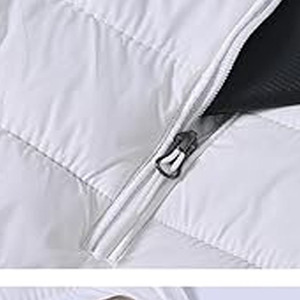 Abrigo cálido grueso informal de invierno para exteriores con cuello levantado, prendas de vestir, chaqueta acolchada para hombres - Product Image 6