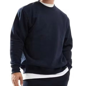 Ensemble de survêtement pour homme, nouveau, col rond, en molleton 100% coton, extensible, chaud, pour l'hiver, impression personnalisée, vente en gros - Product Image 3