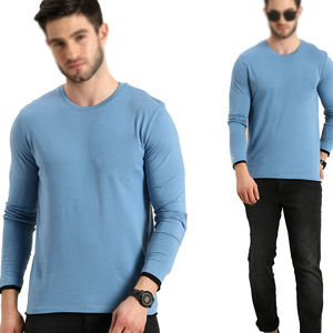 2025 nouveauté lumière Wight manches longues personnalisé votre propre conception hommes T-Shirts pour vente en ligne hommes T-shirts - Product Image 6