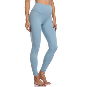 2024 personnalisé meilleur Design femmes coupe ajustée taille haute Leggings de gymnastique taille moyenne pantalon avec motif solide Legging de haute qualité - Product Image 6