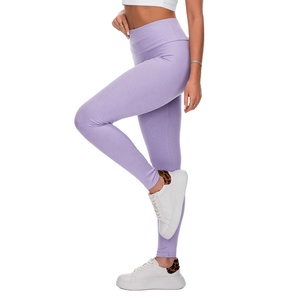 2024 Women's Best Selling Customized Yoga Leggings Factory Made Fitness Wear with Custom Logo on Waist - Product Image 5