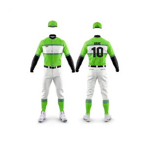 Unisex personalizado poliéster transpirable béisbol Jersey para Hombre Ropa deportiva juvenil Collage Hip Pop estilo Softball uniformes - Product Image 4