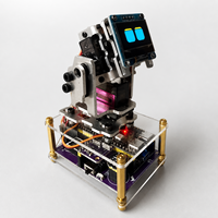 Kit de robot de bureau ESP32-S3 avec assistant vocal IA, tête rotative, écran OLED, kit de développement IoT STEM pré-testé