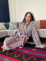 Serviette turque à pompon de qualité supérieure 100% coton femme peignoir fabriqué en Turkiye