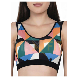 OEM Femmes Fitness Tops Sans Couture Yoga Soutien-Gorge Sport Dentelle 2025 Respirant Lettre Solide Gym Running Sport Soutien-Gorge - Product Image 5
