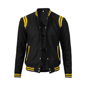 Veste d'hiver de haute qualité taille personnalisée pour hommes séchage rapide respirant Baseball Lettermen Premium toile tissu meilleur prix - Product Image 5