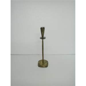 Candelabro Delgado de Cobre Martillado Estilo Rústico, Soporte de Metal Minimalista Estilo Nórdico para Comedor y Eventos de Hoteles de Lujo - Product Image 6