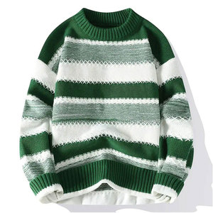 Prix de gros Pulls d'hiver tricotés pour hommes Grande taille Coton/laine respirant Qualité supérieure - Product Image 1