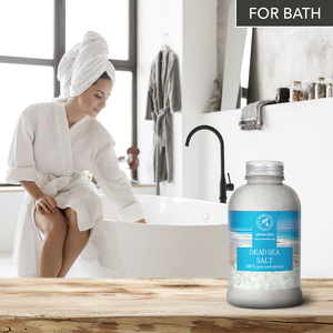 Sal Natural del Mar Muerto Aromatika 600g para Baño Corporal con Minerales Curativos Únicos para una Relajación Muscular Profunda - Product Image 3