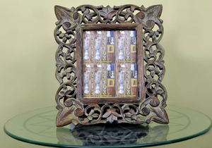 Marco de Fotos Rectangular de Estilo Antiguo de 8x10 Pulgadas, Hecho a Mano, de Madera Sólida de Alta Calidad, Marca SURINDRA, Impresión a 1 Color, Venta al Por Mayor - Product Image 2