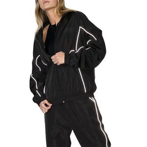 Chaqueta Deportiva Cortavientos de Invierno para Mujer, Modelo 2026, de Alta Calidad, 100% Nailon, Color Sólido, con Logotipo Personalizado, Resistente al Viento, OEM - Product Image 1