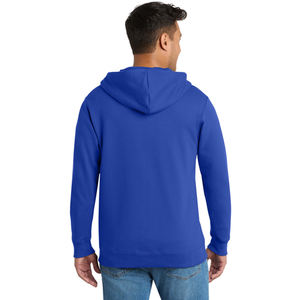 Sweat à capuche zippé pour hommes avec logo personnalisé à la mode, coupe régulière, nouveau style de sweat-shirt en polaire douce avec impression personnalisée et option de couleurs - Product Image 2