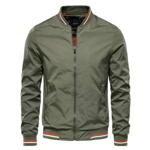 Veste coupe-vent pour homme, col montant, résistante à l'usure, légère, fermeture éclair, prix d'usine OEM, Chine, Bangladesh - Product Image 5