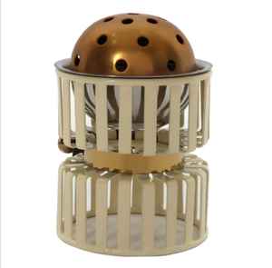 White Royals Oriente Medio Aspecto árabe Estilo indio Madera Metal Bakhoor Quemador de incienso Fragancia aromática para el hogar Mesa decorativa - Product Image 5